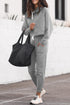 'Yasmin' Drawstring Hoodie and Joggers Set - Celes Fashion